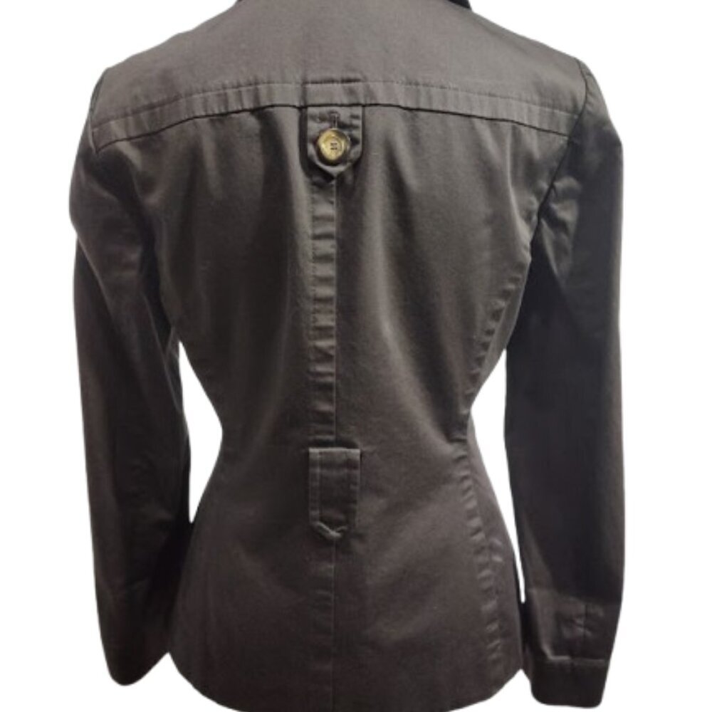Antonio Melani Lightweight Pocket Jacket Brown Women's Size 4 - Picture 7 of 11